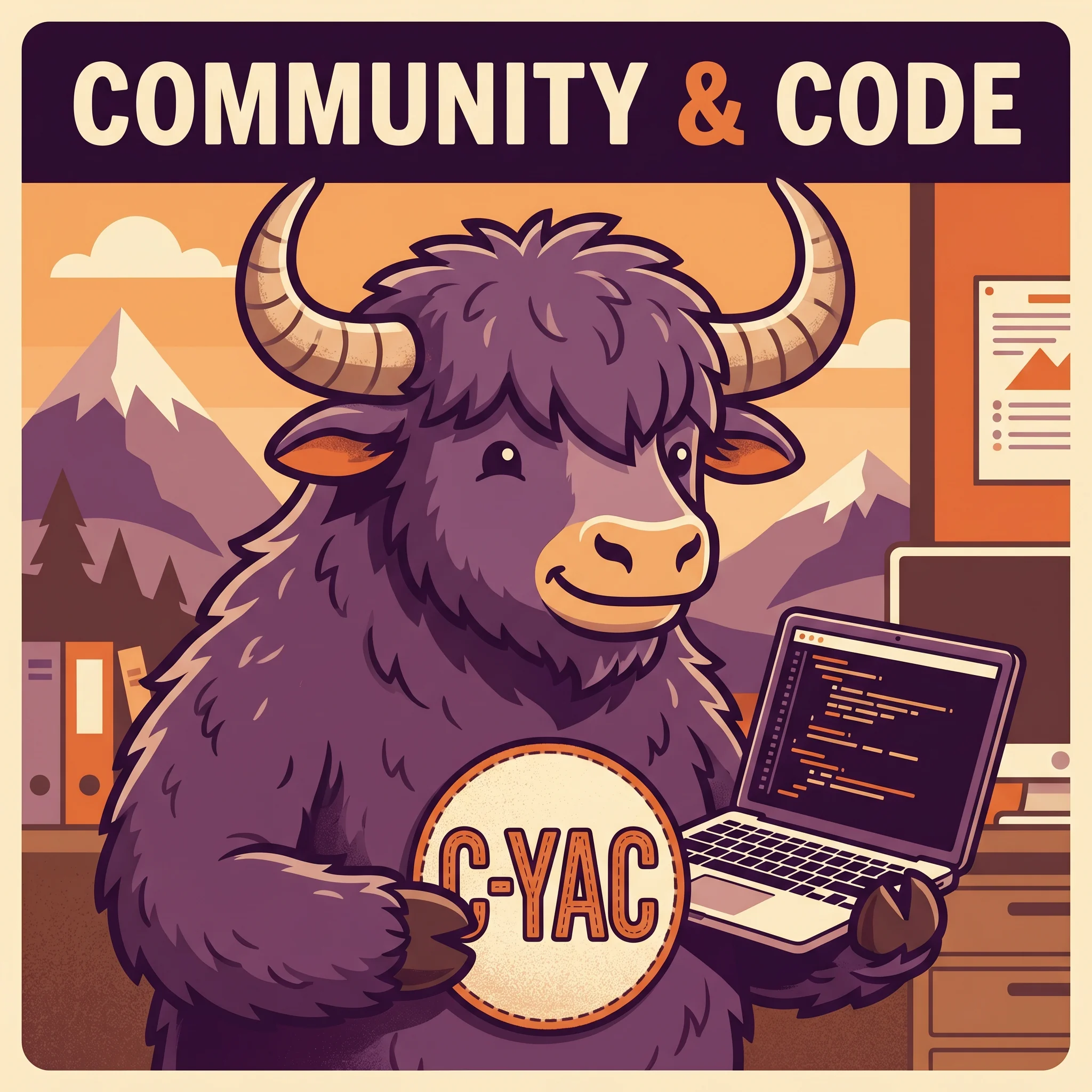 poster, C-YAC patch