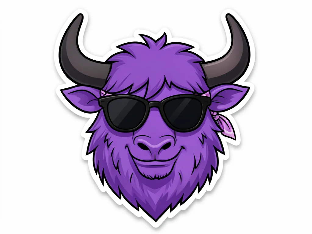 bandana on horns