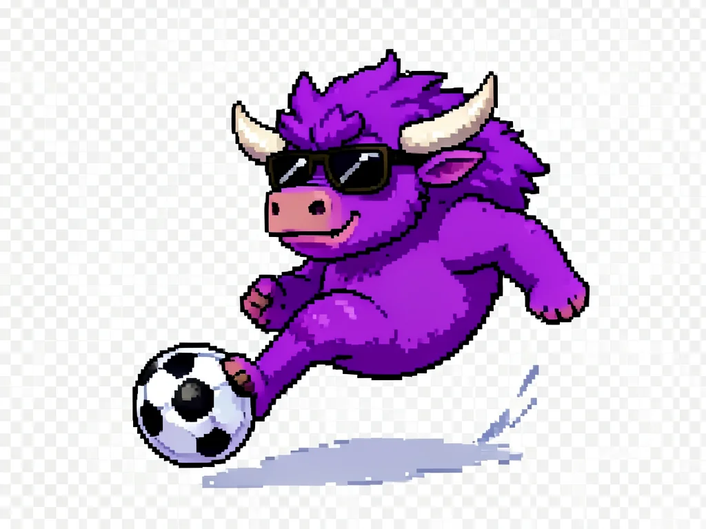 pixel soccer kick