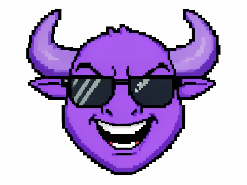 pixel laughing
