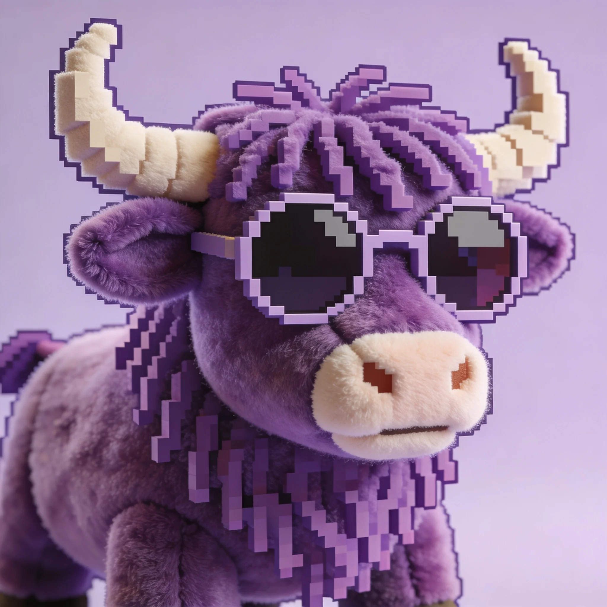 plush + pixel hybrid